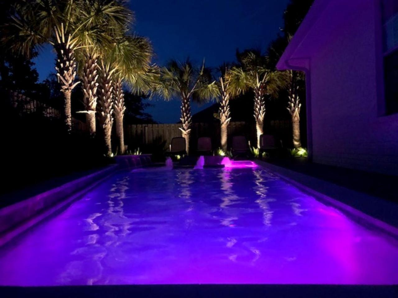 Beautiful Pet Friendly Home! Tropical Pool, Optional Golf Cart & Pool Heat, Minutes To Beach Destin Bagian luar foto