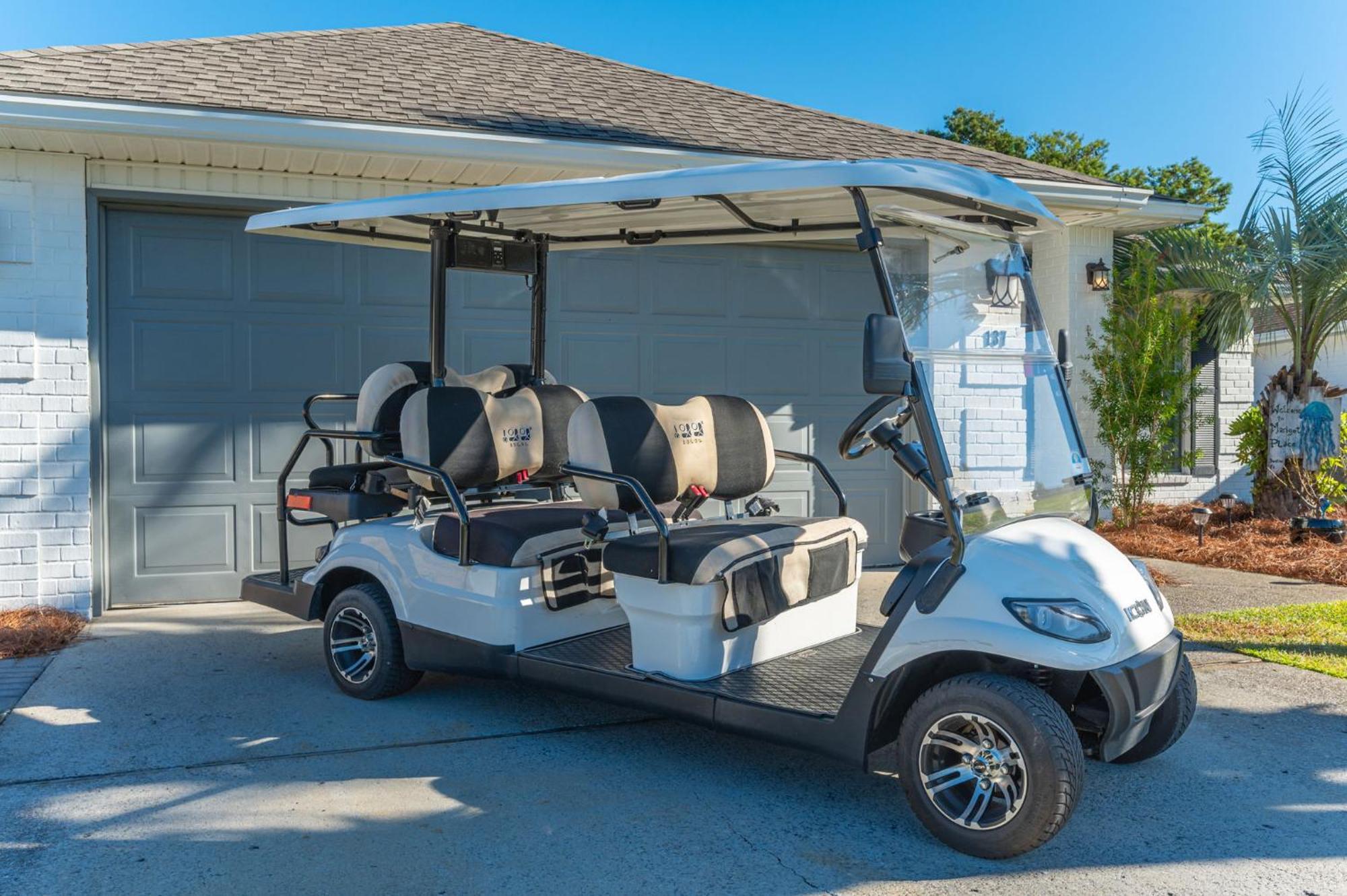 Beautiful Pet Friendly Home! Tropical Pool, Optional Golf Cart & Pool Heat, Minutes To Beach Destin Bagian luar foto